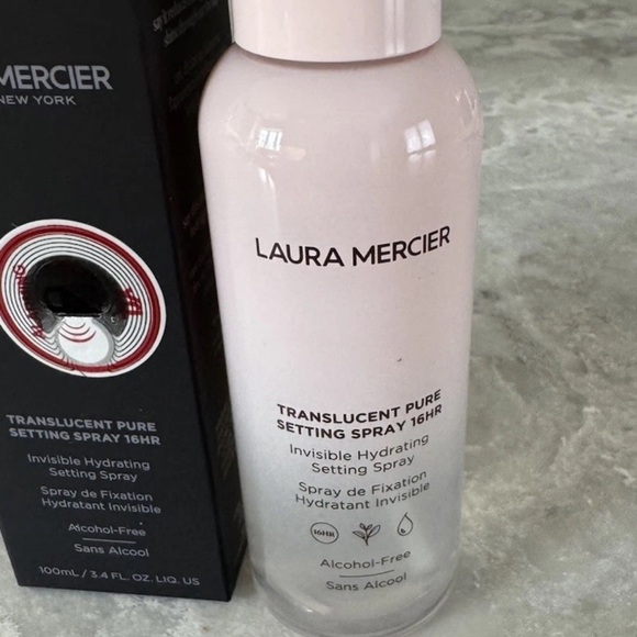 LAURA MERCIER 3.4 oz. Translucent Pure Setting Spray 16HR Invisible Hydrate NIB! - Picture 2 of 6